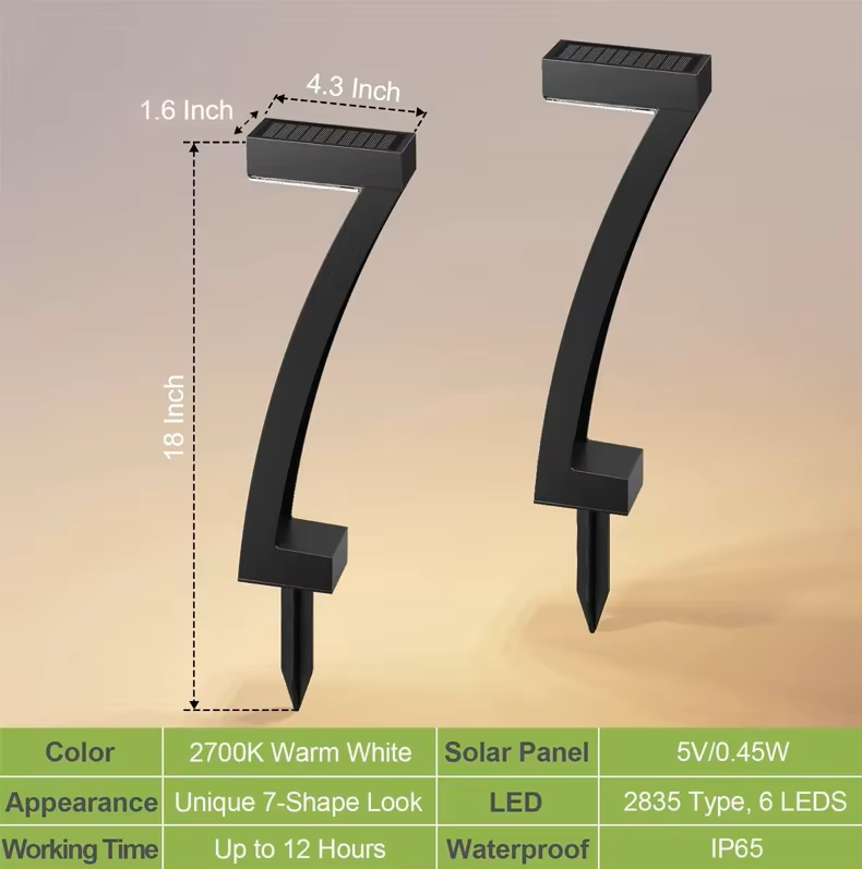 Home Garden Co - Solar LED Garden Lights (4/8 PCS) – IP65 Waterproof Outdoor Pathway & Landscape Lighting
