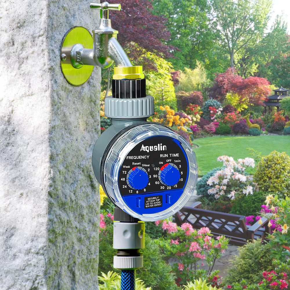 Home Garden Co - Garden Watering Timer Ball Valve / Solenoid Valve Irrigation Controller