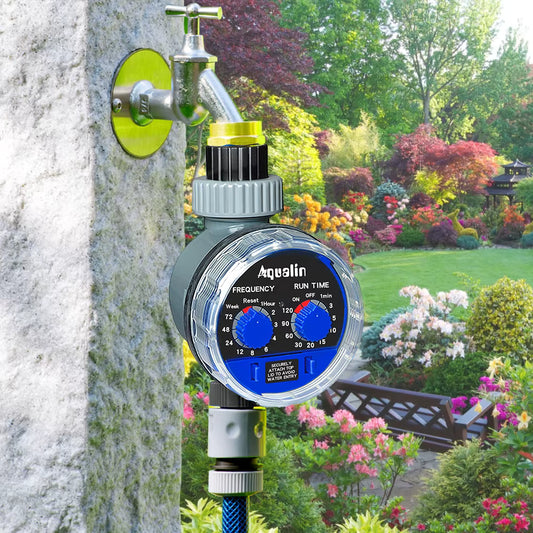 Home Garden Co - Garden Watering Timer Ball Valve / Solenoid Valve Irrigation Controller