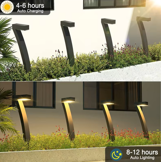 Home Garden Co - Solar LED Garden Lights (4/8 PCS) – IP65 Waterproof Outdoor Pathway & Landscape Lighting