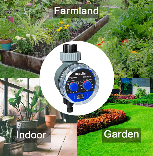 Home Garden Co - Garden Watering Timer Ball Valve / Solenoid Valve Irrigation Controller